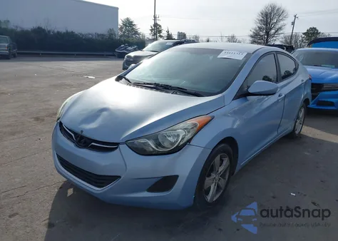 2012 Hyundai Elantra Gls (Ulsan Plant) из США, поврежденный, VIN KMHDH4AE7CU375419